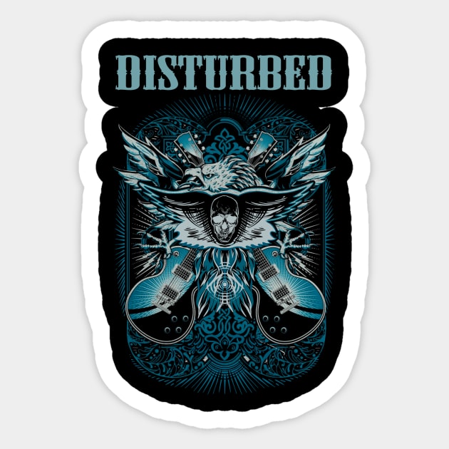 DISTURBED BAND Sticker by batubara.studio